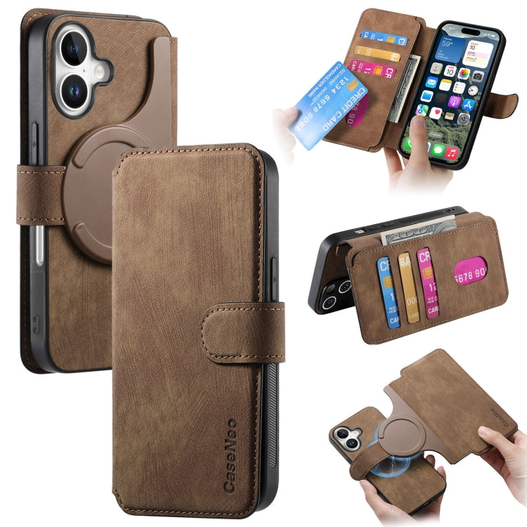 CaseNeo MagSafe RFID Anti-theft Retro Leather Phone Case, For iPhone 16e, For iPhone 16 Pro Max, For iPhone 16 Pro, For iPhone 16 Plus Apple Accessories engcas4921 iPhone 16e - CaseNeo - Mobile Lens - Mobile Camera Lens - Cellphone Accessories - Phone Lens - Smartphone Lens
