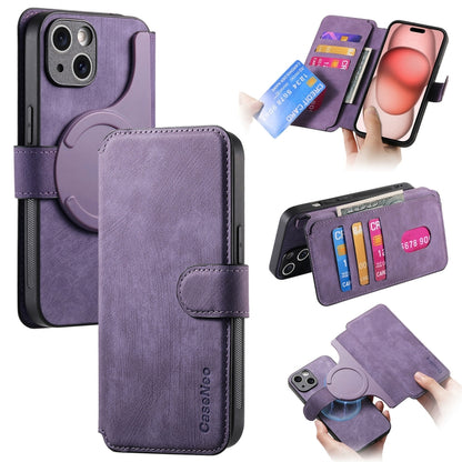 CaseNeo MagSafe RFID Anti-theft Retro Leather Phone Case, For iPhone 15 Apple Accessories engcas4922 iPhone 15 - CaseNeo - Mobile Lens - Mobile Camera Lens - Cellphone Accessories - Phone Lens - Smartphone Lens