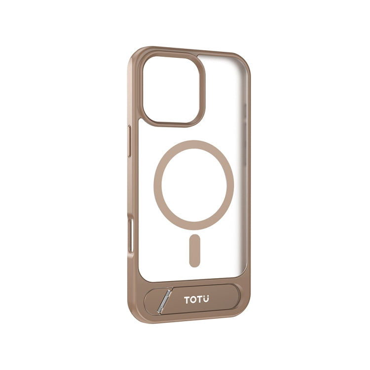 TOTU PC-25 Skin Feel MagSafe Magnetic Stand Phone Case, For iPhone 16 Pro Max, For iPhone 16 Pro, For iPhone 15 Pro Max, For iPhone 15 Pro Apple Accessories engtot4935 iPhone 16 Pro Max - TOTUDESIGN - Mobile Lens - Mobile Camera Lens - Cellphone Accessories - Phone Lens - Smartphone Lens