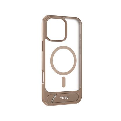 TOTU PC-25 Skin Feel MagSafe Magnetic Stand Phone Case, For iPhone 16 Pro Max, For iPhone 16 Pro, For iPhone 15 Pro Max, For iPhone 15 Pro Apple Accessories engtot4935 iPhone 16 Pro Max - TOTUDESIGN - Mobile Lens - Mobile Camera Lens - Cellphone Accessories - Phone Lens - Smartphone Lens