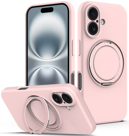 Liquid Silicone MagSafe Phone Case with Rotating Holder, For iPhone 16e, For iPhone 16 Pro Max, For iPhone 16 Pro, For iPhone 16 Plus Apple Accessories engliq4938 iPhone 16e - APEXEL INDIA - Mobile Lens - Mobile Camera Lens - Cellphone Accessories - Phone Lens - Smartphone Lens