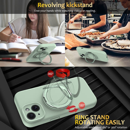 Liquid Silicone MagSafe Phone Case with Rotating Holder, For iPhone 15, For iPhone 14 Plus, For iPhone 14, For iPhone 14 Pro Apple Accessories engliq4940 iPhone 15 - APEXEL INDIA - Mobile Lens - Mobile Camera Lens - Cellphone Accessories - Phone Lens - Smartphone Lens