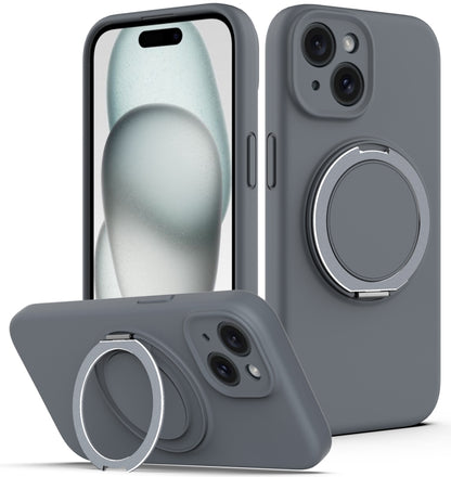 Liquid Silicone MagSafe Phone Case with Rotating Holder, For iPhone 15, For iPhone 14 Plus, For iPhone 14, For iPhone 14 Pro Apple Accessories engliq4940 iPhone 15 - APEXEL INDIA - Mobile Lens - Mobile Camera Lens - Cellphone Accessories - Phone Lens - Smartphone Lens