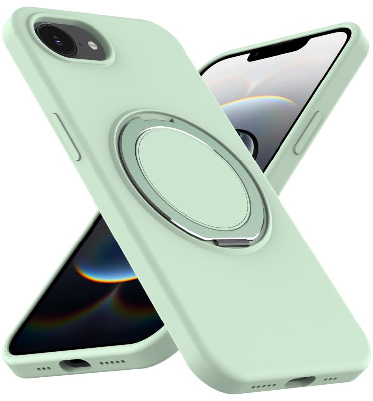 Liquid Silicone MagSafe Phone Case with Rotating Holder, For iPhone 16e, For iPhone 16 Pro Max, For iPhone 16 Pro, For iPhone 16 Plus Apple Accessories engliq4938 iPhone 16e - APEXEL INDIA - Mobile Lens - Mobile Camera Lens - Cellphone Accessories - Phone Lens - Smartphone Lens