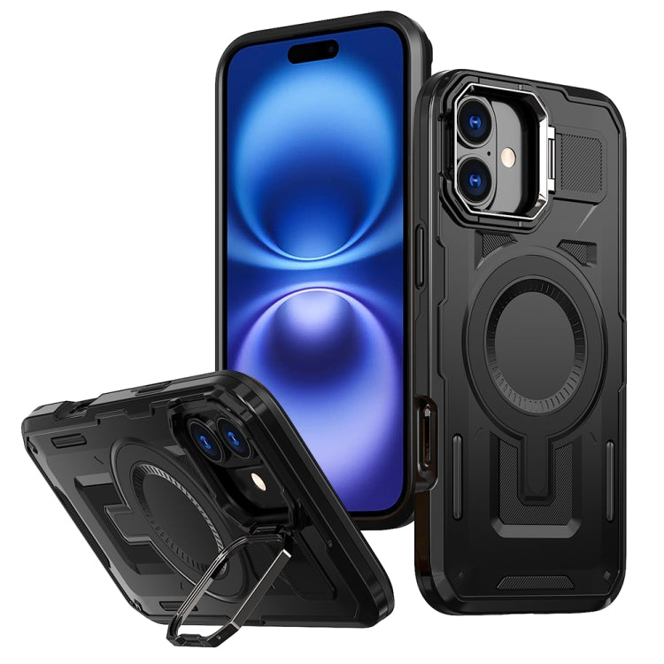 Shield Hollow Frame Holder MagSafe Phone Case, For iPhone 16, For iPhone 15 Pro Max, For iPhone 15 Pro Apple Accessories engshi4943 iPhone 16 - APEXEL INDIA - Mobile Lens - Mobile Camera Lens - Cellphone Accessories - Phone Lens - Smartphone Lens