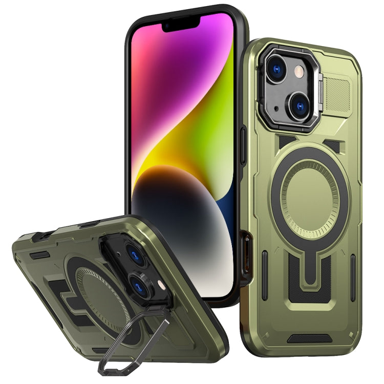 Shield Hollow Frame Holder MagSafe Phone Case, For iPhone 14, For iPhone 14 Pro, For iPhone 13 Pro Max Apple Accessories engshi4950 iPhone 14 - APEXEL INDIA - Mobile Lens - Mobile Camera Lens - Cellphone Accessories - Phone Lens - Smartphone Lens