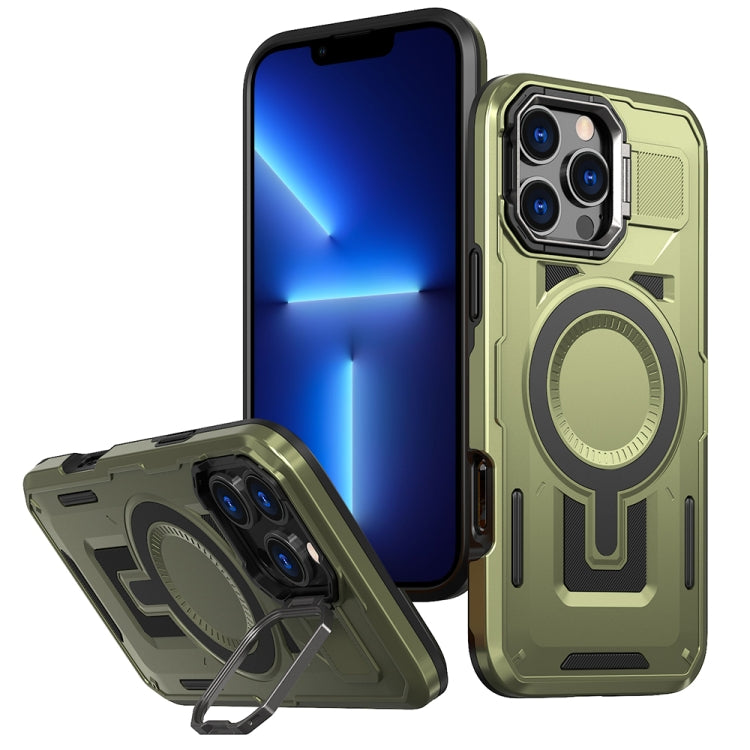 Shield Hollow Frame Holder MagSafe Phone Case, For iPhone 13 Pro, For iPhone 13, For iPhone 12 / 12 Pro Apple Accessories engshi4951 More iPhone Cases - APEXEL INDIA - Mobile Lens - Mobile Camera Lens - Cellphone Accessories - Phone Lens - Smartphone Lens