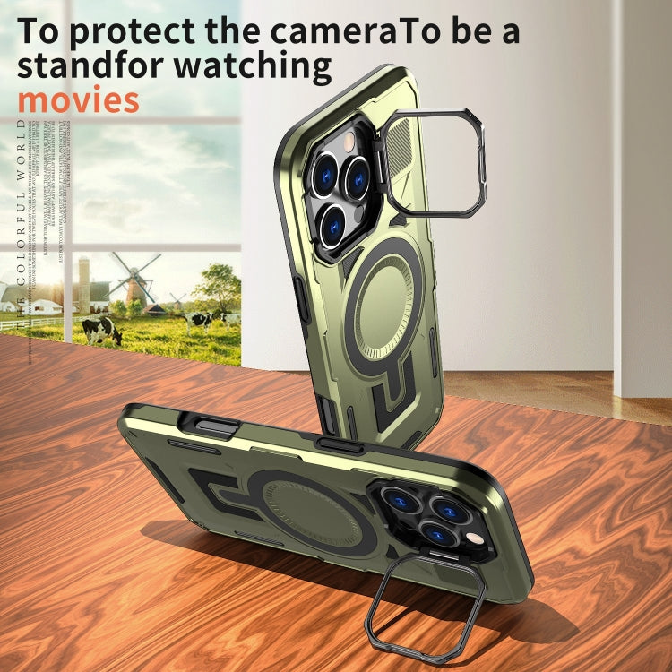 Shield Hollow Frame Holder MagSafe Phone Case, For iPhone 13 Pro, For iPhone 13, For iPhone 12 / 12 Pro Apple Accessories engshi4951 More iPhone Cases - APEXEL INDIA - Mobile Lens - Mobile Camera Lens - Cellphone Accessories - Phone Lens - Smartphone Lens