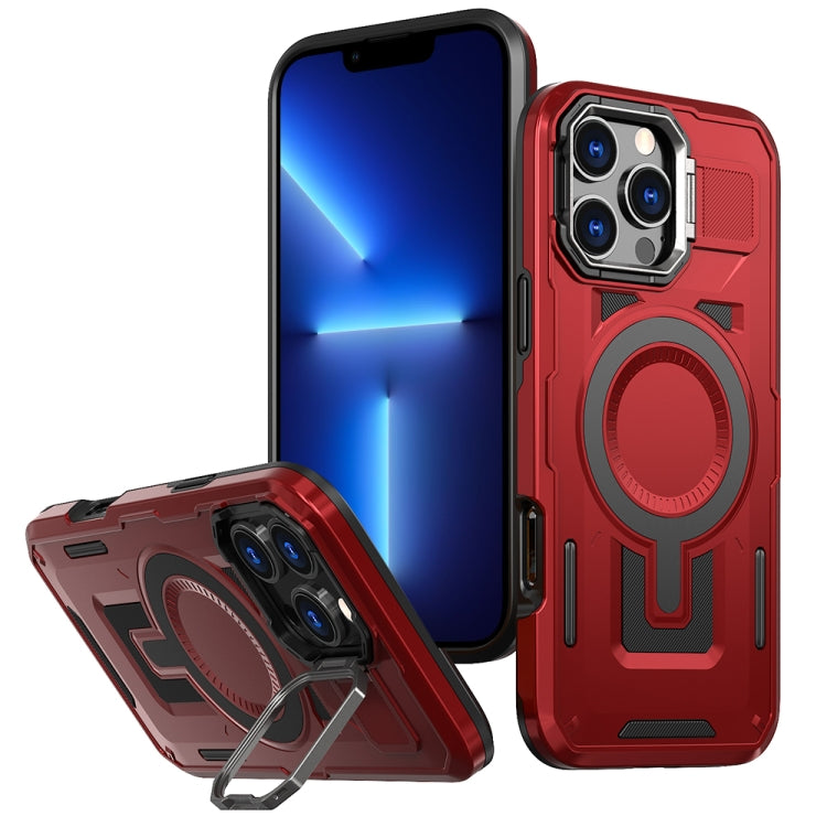 Shield Hollow Frame Holder MagSafe Phone Case, For iPhone 13 Pro, For iPhone 13, For iPhone 12 / 12 Pro Apple Accessories engshi4951 More iPhone Cases - APEXEL INDIA - Mobile Lens - Mobile Camera Lens - Cellphone Accessories - Phone Lens - Smartphone Lens