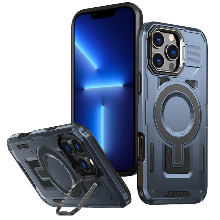 Shield Hollow Frame Holder MagSafe Phone Case, For iPhone 13 Pro, For iPhone 13, For iPhone 12 / 12 Pro Apple Accessories engshi4951 More iPhone Cases - APEXEL INDIA - Mobile Lens - Mobile Camera Lens - Cellphone Accessories - Phone Lens - Smartphone Lens