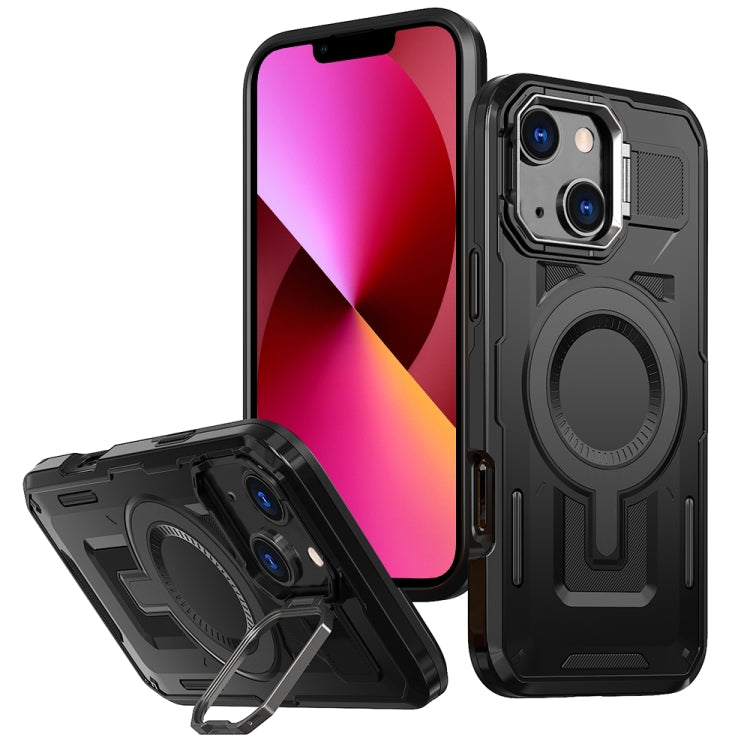 Shield Hollow Frame Holder MagSafe Phone Case, For iPhone 13 Pro, For iPhone 13, For iPhone 12 / 12 Pro Apple Accessories engshi4951 More iPhone Cases - APEXEL INDIA - Mobile Lens - Mobile Camera Lens - Cellphone Accessories - Phone Lens - Smartphone Lens