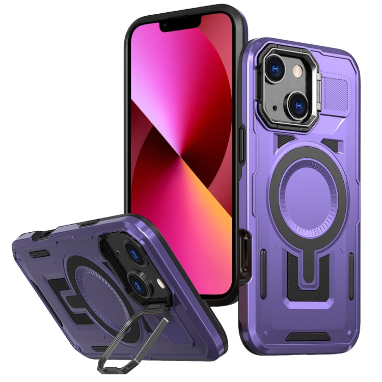 Shield Hollow Frame Holder MagSafe Phone Case, For iPhone 13 Pro, For iPhone 13, For iPhone 12 / 12 Pro Apple Accessories engshi4951 More iPhone Cases - APEXEL INDIA - Mobile Lens - Mobile Camera Lens - Cellphone Accessories - Phone Lens - Smartphone Lens