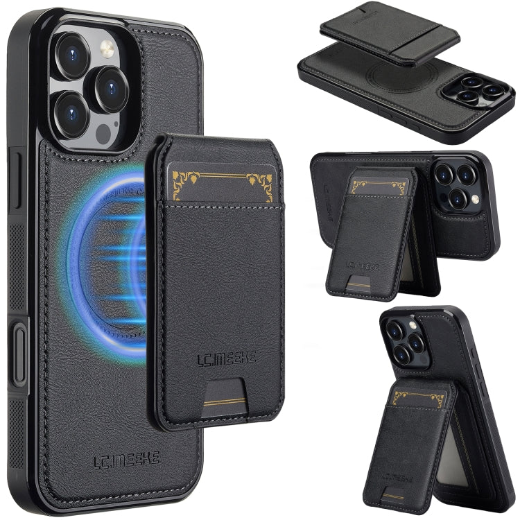LC.IMEEKE L3 Series Detachable RFID Card Bag Magsafe Phone Case, For iPhone 16 Pro Max, For iPhone 16 Pro, For iPhone 16 Plus, For iPhone 16 Apple Accessories englc-4959 iPhone 16 Pro Max - LC.IMEEKE - Mobile Lens - Mobile Camera Lens - Cellphone Accessories - Phone Lens - Smartphone Lens