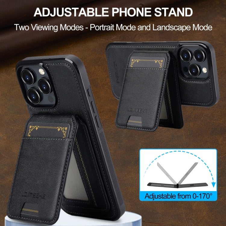 LC.IMEEKE L3 Series Detachable RFID Card Bag Magsafe Phone Case, For iPhone 16 Pro Max, For iPhone 16 Pro, For iPhone 16 Plus, For iPhone 16 Apple Accessories englc-4959 iPhone 16 Pro Max - LC.IMEEKE - Mobile Lens - Mobile Camera Lens - Cellphone Accessories - Phone Lens - Smartphone Lens