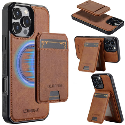LC.IMEEKE L3 Series Detachable RFID Card Bag Magsafe Phone Case, For iPhone 16 Pro Max, For iPhone 16 Pro, For iPhone 16 Plus, For iPhone 16 Apple Accessories englc-4959 iPhone 16 Pro Max - LC.IMEEKE - Mobile Lens - Mobile Camera Lens - Cellphone Accessories - Phone Lens - Smartphone Lens