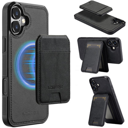 LC.IMEEKE L3 Series Detachable RFID Card Bag Magsafe Phone Case, For iPhone 16 Pro Max, For iPhone 16 Pro, For iPhone 16 Plus, For iPhone 16 Apple Accessories englc-4959 iPhone 16 Pro Max - LC.IMEEKE - Mobile Lens - Mobile Camera Lens - Cellphone Accessories - Phone Lens - Smartphone Lens