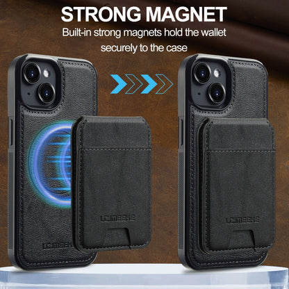 LC.IMEEKE L3 Series Detachable RFID Card Bag Magsafe Phone Case, For iPhone 15, For iPhone 14 / 13, For iPhone 14 Pro Max, For iPhone SE 2022 / 2020 Apple Accessories englc-4954 iPhone 15 - LC.IMEEKE - Mobile Lens - Mobile Camera Lens - Cellphone Accessories - Phone Lens - Smartphone Lens
