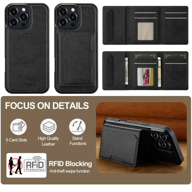 LC.IMEEKE L5 Series Detachable RFID Card Bag Magsafe Phone Case, For iPhone 16 Pro Max, For iPhone 16 Pro, For iPhone 16 Plus, For iPhone 16 Apple Accessories englc-4956 iPhone 16 Pro Max - LC.IMEEKE - Mobile Lens - Mobile Camera Lens - Cellphone Accessories - Phone Lens - Smartphone Lens