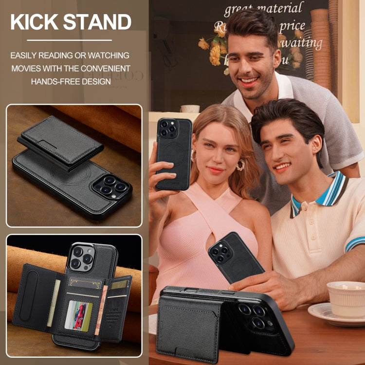 LC.IMEEKE L5 Series Detachable RFID Card Bag Magsafe Phone Case, For iPhone 16 Pro Max, For iPhone 16 Pro, For iPhone 16 Plus, For iPhone 16 Apple Accessories englc-4956 iPhone 16 Pro Max - LC.IMEEKE - Mobile Lens - Mobile Camera Lens - Cellphone Accessories - Phone Lens - Smartphone Lens