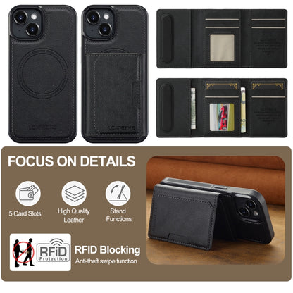 LC.IMEEKE L5 Series Detachable RFID Card Bag Magsafe Phone Case, For iPhone 15, For iPhone 14 / 13, For iPhone 14 Pro, For iPhone 14 Pro Max Apple Accessories englc-4958 iPhone 15 - LC.IMEEKE - Mobile Lens - Mobile Camera Lens - Cellphone Accessories - Phone Lens - Smartphone Lens