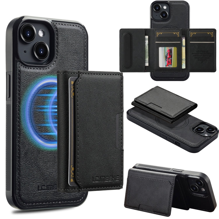 LC.IMEEKE L5 Series Detachable RFID Card Bag Magsafe Phone Case, For iPhone 15, For iPhone 14 / 13, For iPhone 14 Pro, For iPhone 14 Pro Max Apple Accessories englc-4958 iPhone 15 - LC.IMEEKE - Mobile Lens - Mobile Camera Lens - Cellphone Accessories - Phone Lens - Smartphone Lens