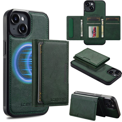 LC.IMEEKE L5 Series Detachable RFID Card Bag Magsafe Phone Case, For iPhone 15, For iPhone 14 / 13, For iPhone 14 Pro, For iPhone 14 Pro Max Apple Accessories englc-4958 iPhone 15 - LC.IMEEKE - Mobile Lens - Mobile Camera Lens - Cellphone Accessories - Phone Lens - Smartphone Lens