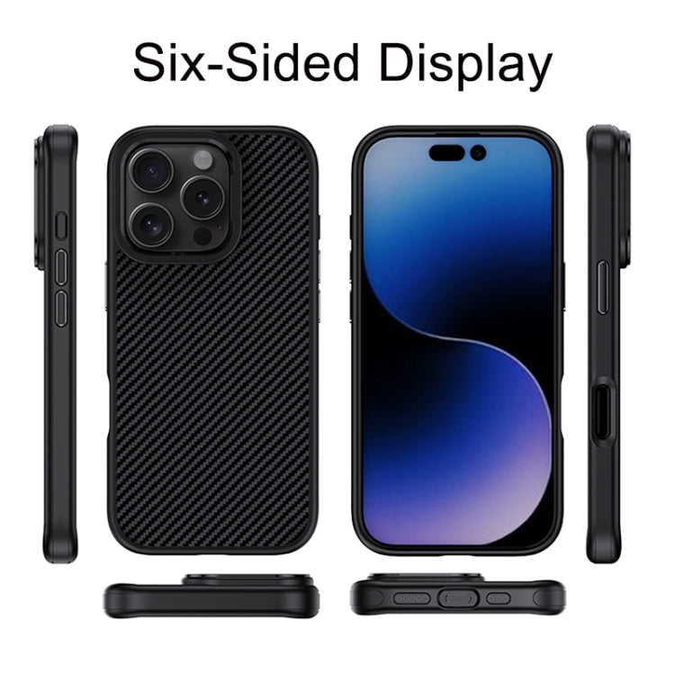 Carbon Fiber Textured Oil Spray MagSafe Magnetic Phone Case, For iPhone 16 Pro Max, For iPhone 16 Pro, For iPhone 16 Plus, For iPhone 16 Apple Accessories engcar4980 iPhone 16 Pro Max - APEXEL INDIA - Mobile Lens - Mobile Camera Lens - Cellphone Accessories - Phone Lens - Smartphone Lens