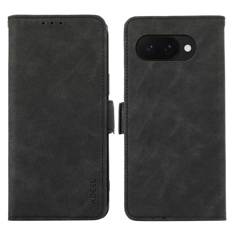 ABEEL Frosted Magnetic RFID Leather Phone Case, For Google Pixel 9a engabe3782 Mobile Accessories - APEXEL INDIA - Mobile Lens - Mobile Camera Lens - Cellphone Accessories - Phone Lens - Smartphone Lens