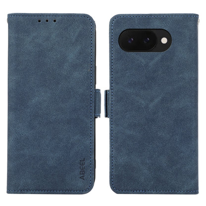 ABEEL Frosted Magnetic RFID Leather Phone Case, For Google Pixel 9a engabe3782 Mobile Accessories - APEXEL INDIA - Mobile Lens - Mobile Camera Lens - Cellphone Accessories - Phone Lens - Smartphone Lens