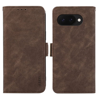 ABEEL Frosted Magnetic RFID Leather Phone Case, For Google Pixel 9a engabe3782 Mobile Accessories - APEXEL INDIA - Mobile Lens - Mobile Camera Lens - Cellphone Accessories - Phone Lens - Smartphone Lens