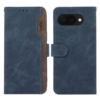 ABEEL Color Block Magnetic RFID Leather Phone Case, For Google Pixel 9a engabe3793 Mobile Accessories - APEXEL INDIA - Mobile Lens - Mobile Camera Lens - Cellphone Accessories - Phone Lens - Smartphone Lens