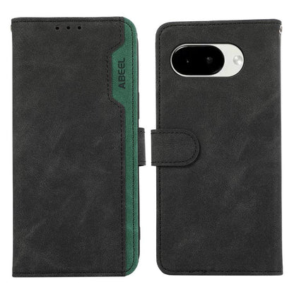 ABEEL Color Block Magnetic RFID Leather Phone Case, For Google Pixel 10a, For Google Pixel 9a Mobile Accessories - APEXEL INDIA - Mobile Lens - Mobile Camera Lens - Cellphone Accessories - Phone Lens - Smartphone Lens