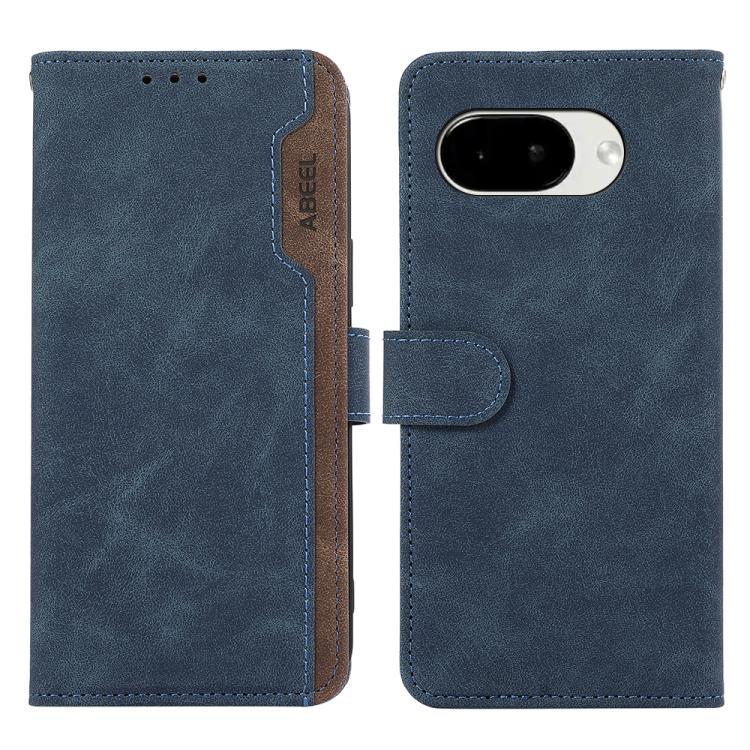 ABEEL Color Block Magnetic RFID Leather Phone Case, For Google Pixel 10a, For Google Pixel 9a Mobile Accessories - APEXEL INDIA - Mobile Lens - Mobile Camera Lens - Cellphone Accessories - Phone Lens - Smartphone Lens
