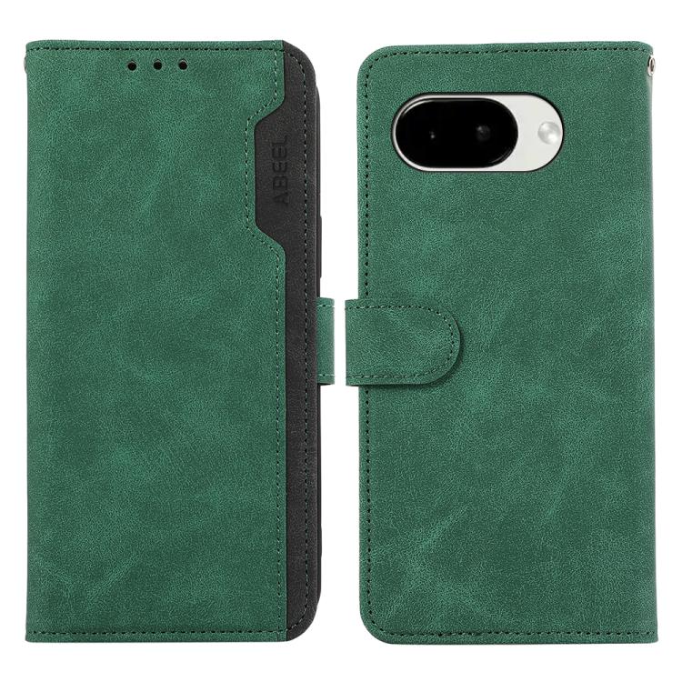 ABEEL Color Block Magnetic RFID Leather Phone Case, For Google Pixel 10a, For Google Pixel 9a Mobile Accessories - APEXEL INDIA - Mobile Lens - Mobile Camera Lens - Cellphone Accessories - Phone Lens - Smartphone Lens