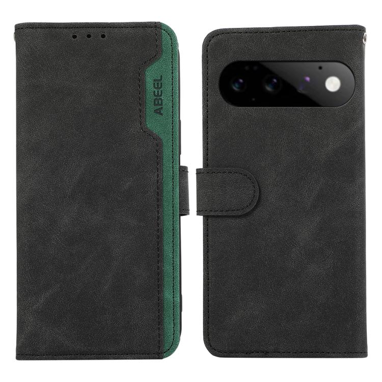 ABEEL Color Block Magnetic RFID Leather Phone Case, For Google Pixel 11 Pro XL, For Google Pixel 11 / 11 Pro, For Google Pixel 10a, For Google Pixel 9a