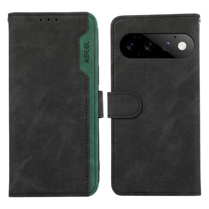 ABEEL Color Block Magnetic RFID Leather Phone Case, For Google Pixel 11 Pro XL, For Google Pixel 11 / 11 Pro, For Google Pixel 10a, For Google Pixel 9a
