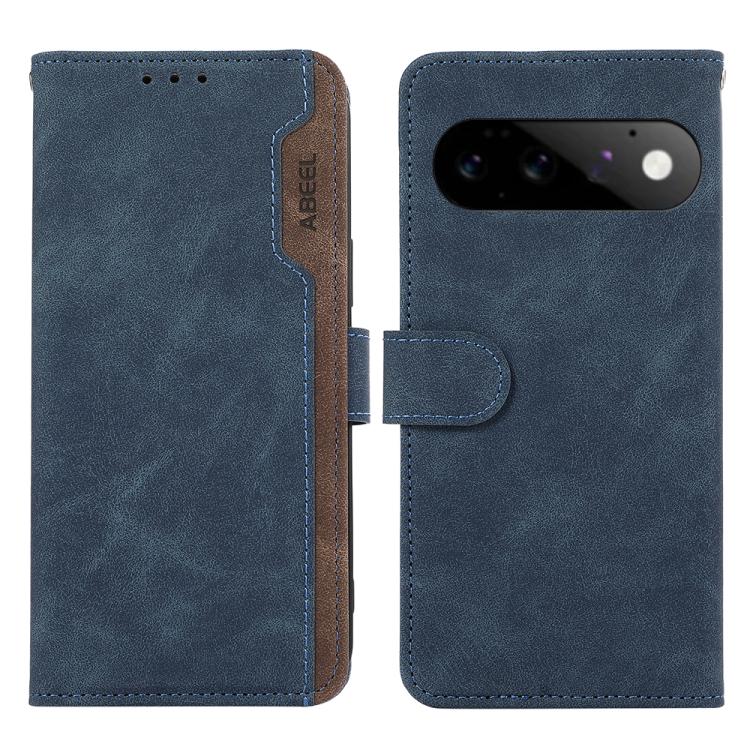 ABEEL Color Block Magnetic RFID Leather Phone Case, For Google Pixel 11 Pro XL, For Google Pixel 11 / 11 Pro, For Google Pixel 10a, For Google Pixel 9a