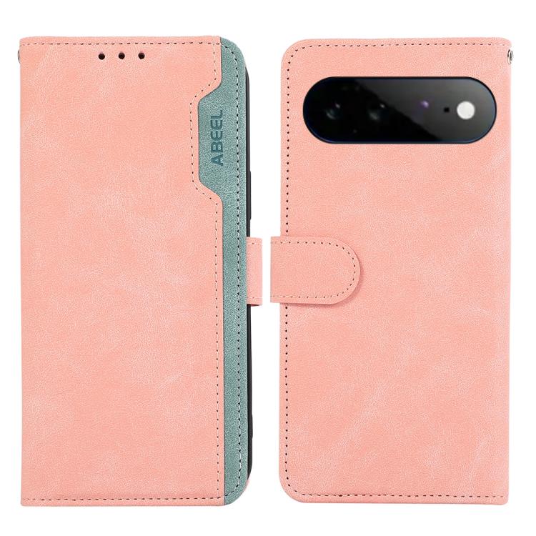 ABEEL Color Block Magnetic RFID Leather Phone Case, For Google Pixel 11 Pro XL, For Google Pixel 11 / 11 Pro, For Google Pixel 10a, For Google Pixel 9a