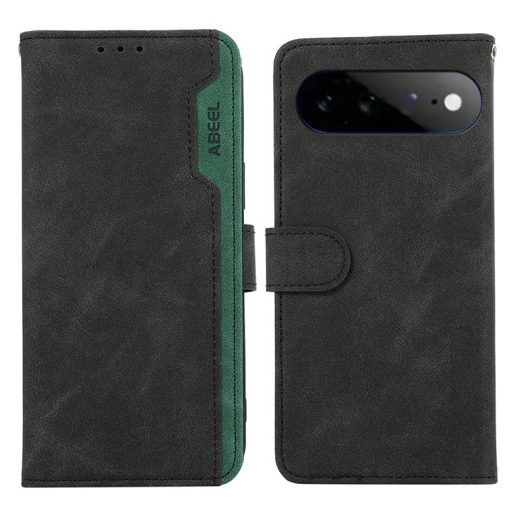 ABEEL Color Block Magnetic RFID Leather Phone Case, For Google Pixel 11 Pro XL, For Google Pixel 11 / 11 Pro, For Google Pixel 10a, For Google Pixel 9a