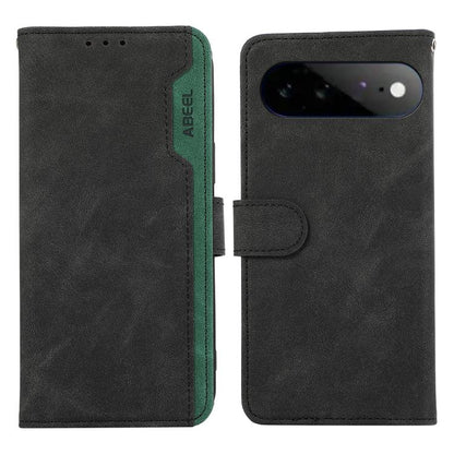 ABEEL Color Block Magnetic RFID Leather Phone Case, For Google Pixel 11 Pro XL, For Google Pixel 11 / 11 Pro, For Google Pixel 10a, For Google Pixel 9a