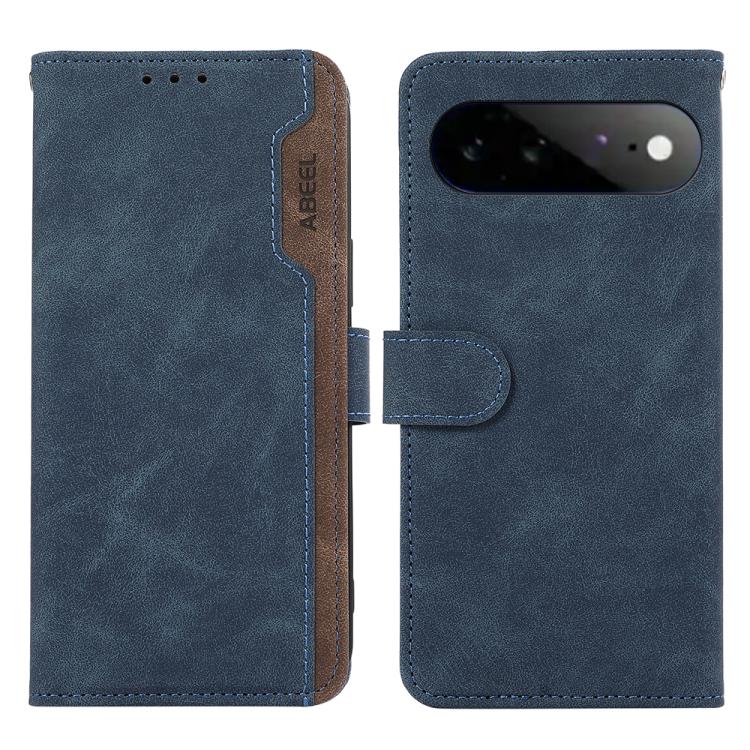 ABEEL Color Block Magnetic RFID Leather Phone Case, For Google Pixel 11 Pro XL, For Google Pixel 11 / 11 Pro, For Google Pixel 10a, For Google Pixel 9a