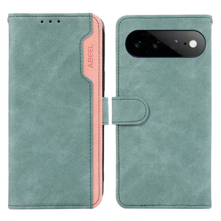 ABEEL Color Block Magnetic RFID Leather Phone Case, For Google Pixel 11 Pro XL, For Google Pixel 11 / 11 Pro, For Google Pixel 10a, For Google Pixel 9a