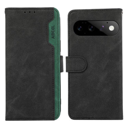 ABEEL Color Block Magnetic RFID Leather Phone Case, For Google Pixel 11 Pro XL, For Google Pixel 11, For Google Pixel 11 Pro, For Google Pixel 10a
