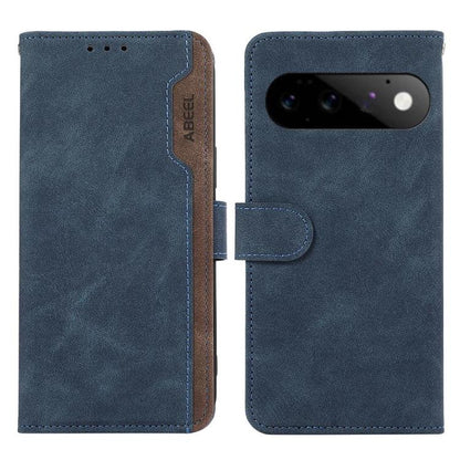 ABEEL Color Block Magnetic RFID Leather Phone Case, For Google Pixel 11 Pro XL, For Google Pixel 11, For Google Pixel 11 Pro, For Google Pixel 10a