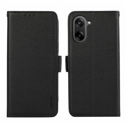 ABEEL Side-Magnetic Litchi Pattern Leather RFID Phone Case OnePlus &amp; OPPO Accessories - APEXEL INDIA - Mobile Lens - Mobile Camera Lens - Cellphone Accessories - Phone Lens - Smartphone Lens