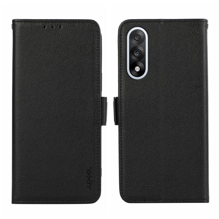 ABEEL Side-Magnetic Litchi Pattern Leather RFID Phone Case, For OnePlus Nord 5 / Ace 5 Ultra, For OnePlus Nord CE5 / Ace 5 Racing, For OnePlus Ace 5 Pro / Ace 5, For OnePlus 13