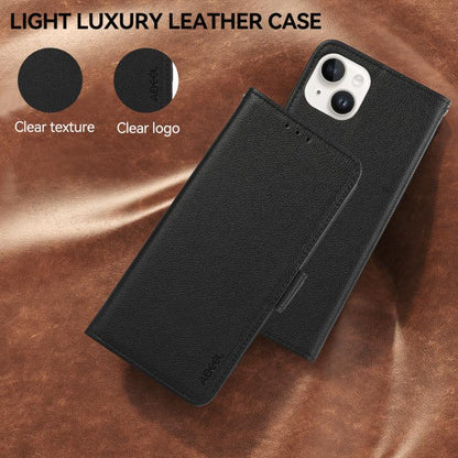 ABEEL Side-Magnetic Litchi Pattern Leather RFID Phone Case, For OnePlus Nord CE6 Lite 5G Global, For OnePlus Ace 6 Ultra, For OnePlus 15T, For OnePlus Turbo 6 / 6V, For OnePlus 15R / Ace 6 / Ace 6T, For OnePlus 15