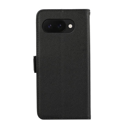 ABEEL Side-Magnetic Litchi Pattern Leather RFID Phone Case, For Google Pixel 9a engabe3796 Mobile Accessories - APEXEL INDIA - Mobile Lens - Mobile Camera Lens - Cellphone Accessories - Phone Lens - Smartphone Lens