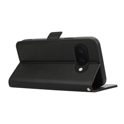 ABEEL Side-Magnetic Litchi Pattern Leather RFID Phone Case, For Google Pixel 9a engabe3796 Mobile Accessories - APEXEL INDIA - Mobile Lens - Mobile Camera Lens - Cellphone Accessories - Phone Lens - Smartphone Lens
