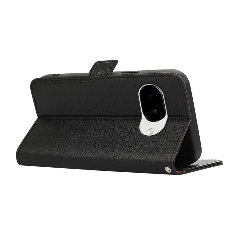 ABEEL Side-Magnetic Litchi Pattern Leather RFID Phone Case, For Google Pixel 10a, For Google Pixel 9a Mobile Accessories - APEXEL INDIA - Mobile Lens - Mobile Camera Lens - Cellphone Accessories - Phone Lens - Smartphone Lens